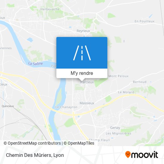 Chemin Des Mûriers plan