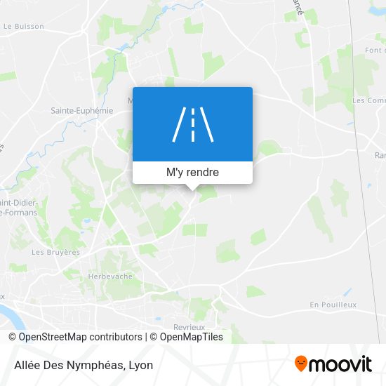 Allée Des Nymphéas plan