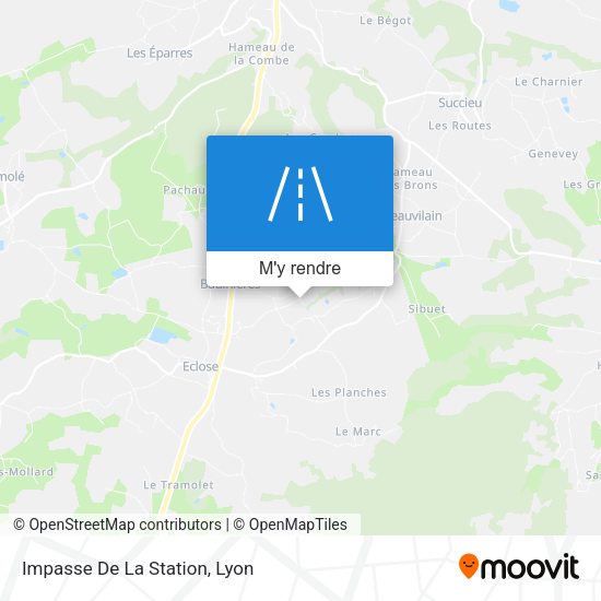 Impasse De La Station plan