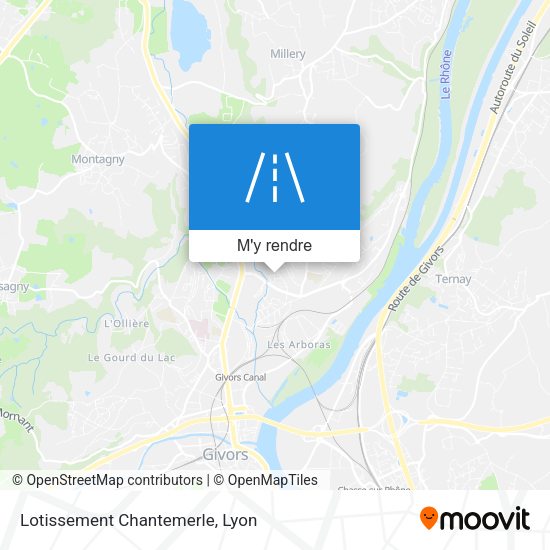 Lotissement Chantemerle plan