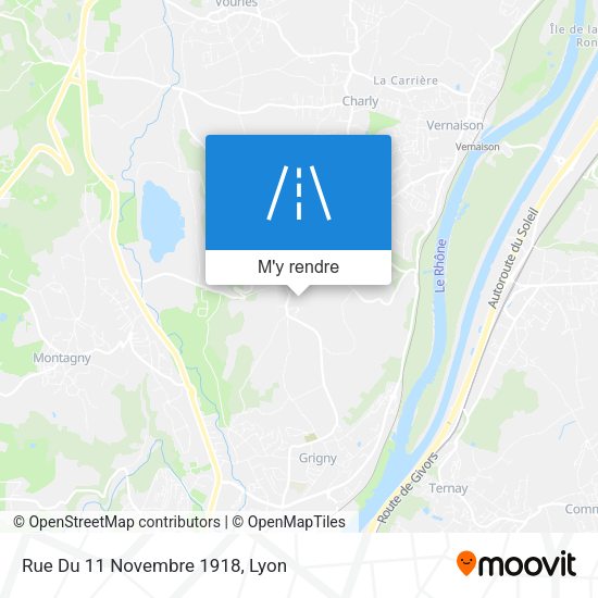 Rue Du 11 Novembre 1918 plan