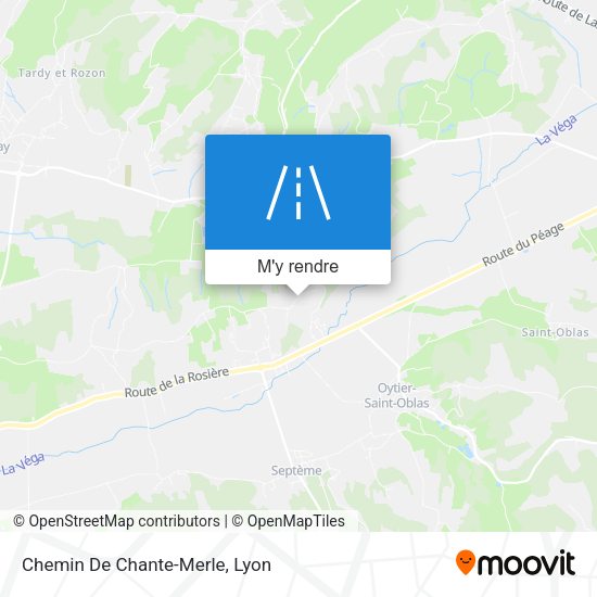 Chemin De Chante-Merle plan