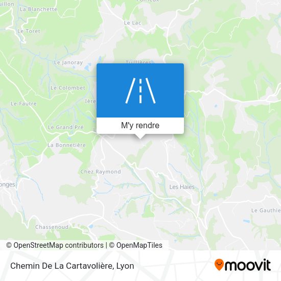 Chemin De La Cartavolière plan
