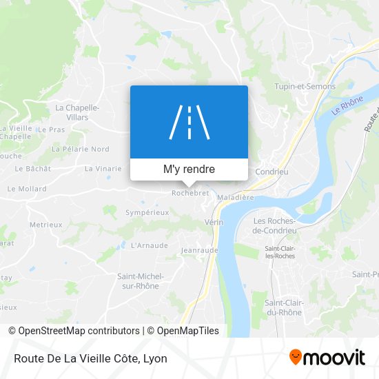 Route De La Vieille Côte plan