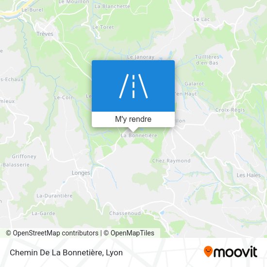Chemin De La Bonnetière plan