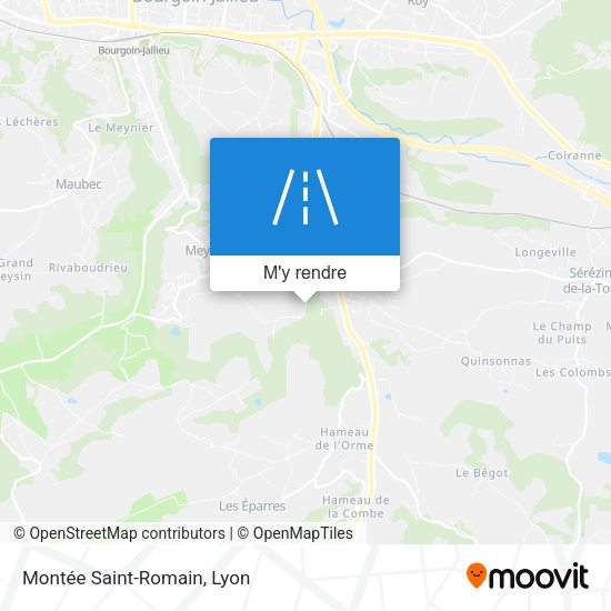 Montée Saint-Romain plan