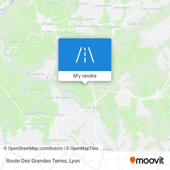 Route Des Grandes Terres plan