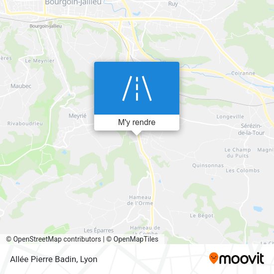 Allée Pierre Badin plan