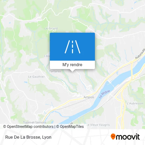 Rue De La Brosse plan