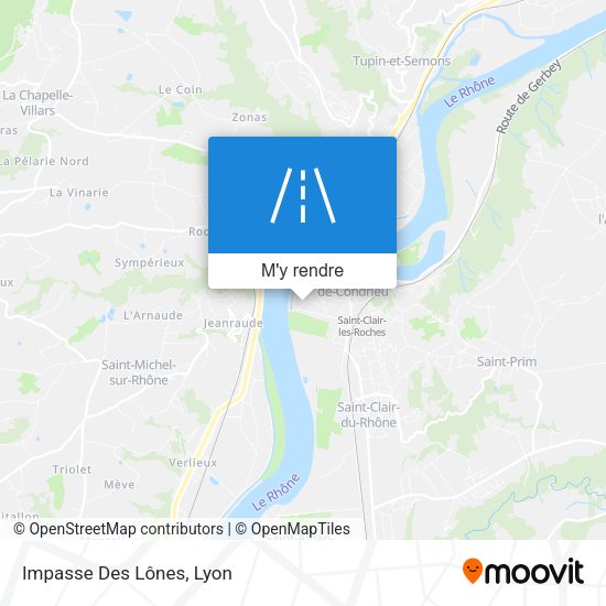 Impasse Des Lônes plan
