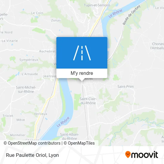 Rue Paulette Oriol plan