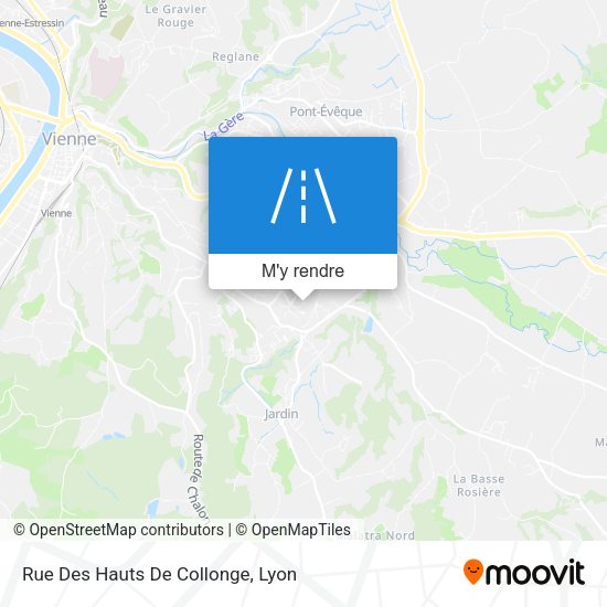 Rue Des Hauts De Collonge plan