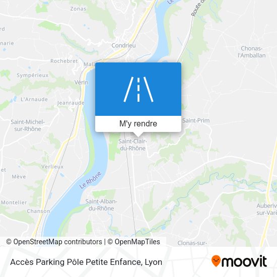 Accès Parking Pôle Petite Enfance plan