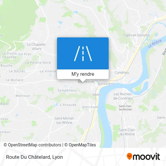 Route Du Châtelard plan