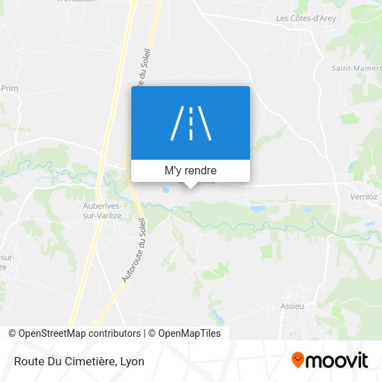 Route Du Cimetière plan