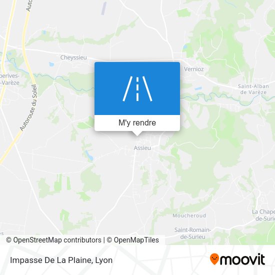 Impasse De La Plaine plan
