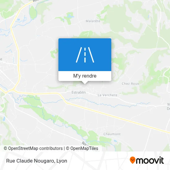 Rue Claude Nougaro plan