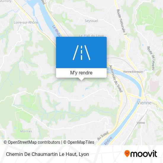 Chemin De Chaumartin Le Haut plan