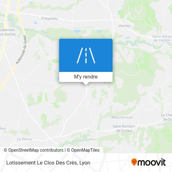 Lotissement Le Clos Des Crés plan