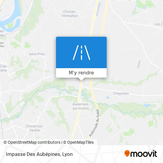 Impasse Des Aubépines plan