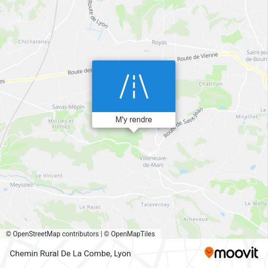 Chemin Rural De La Combe plan