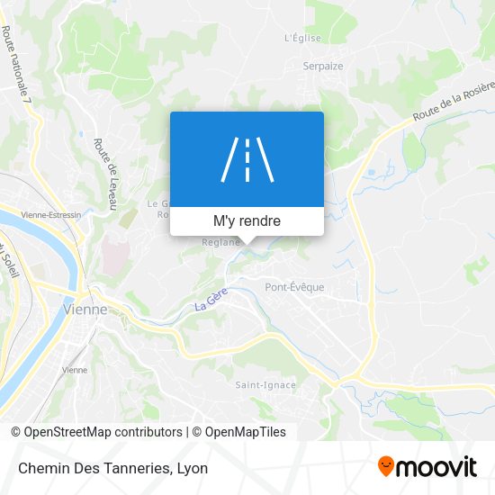Chemin Des Tanneries plan
