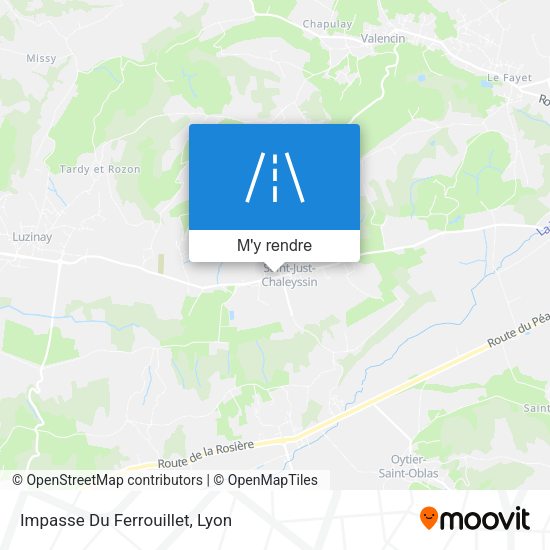 Impasse Du Ferrouillet plan