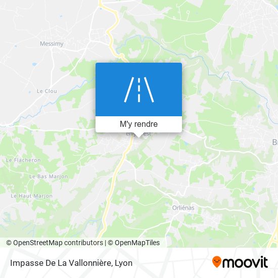 Impasse De La Vallonnière plan