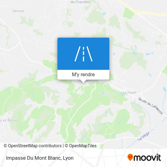 Impasse Du Mont Blanc plan