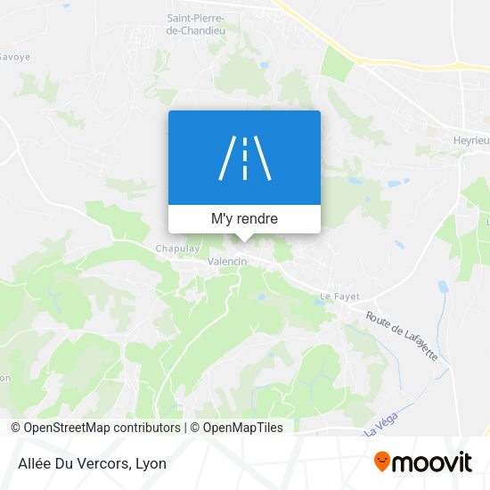 Allée Du Vercors plan