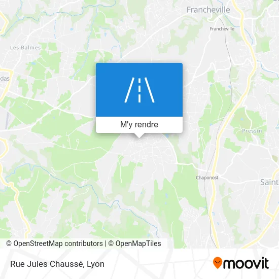Rue Jules Chaussé plan