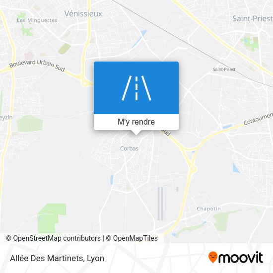 Allée Des Martinets plan
