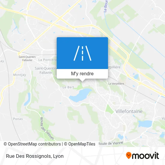 Rue Des Rossignols plan