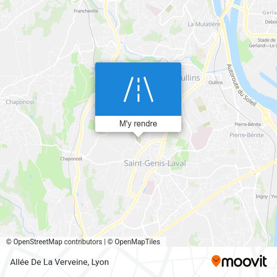 Allée De La Verveine plan