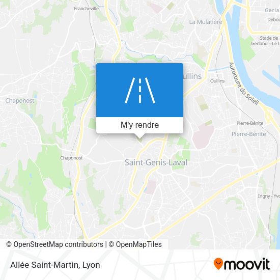Allée Saint-Martin plan