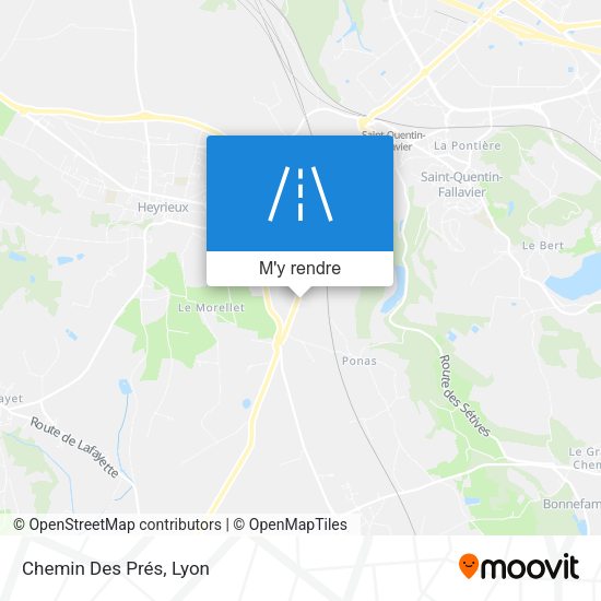 Chemin Des Prés plan