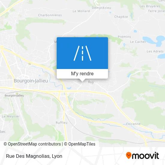 Rue Des Magnolias plan