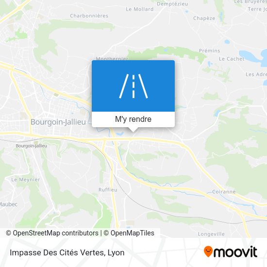 Impasse Des Cités Vertes plan