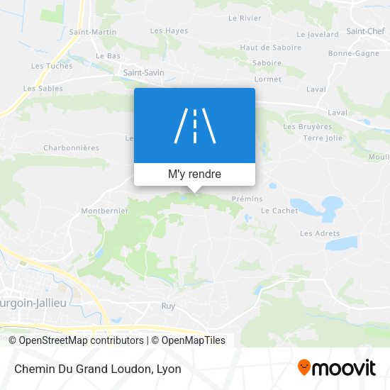 Chemin Du Grand Loudon plan