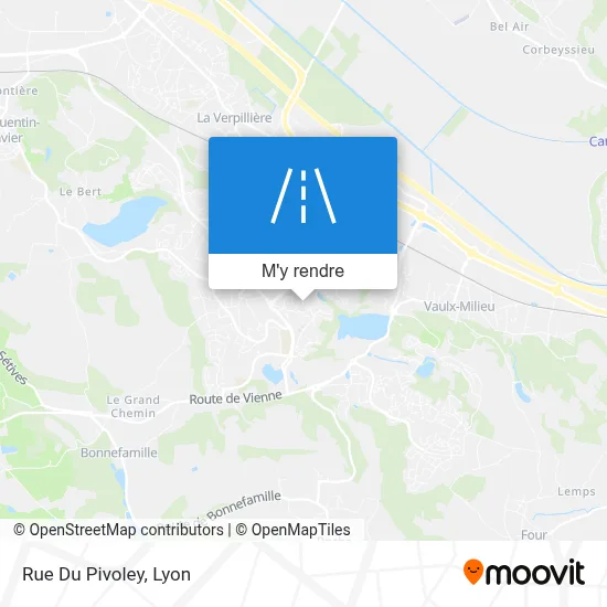 Rue Du Pivoley plan