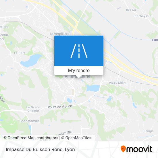 Impasse Du Buisson Rond plan