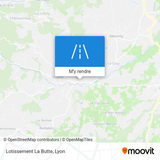Lotissement La Butte plan