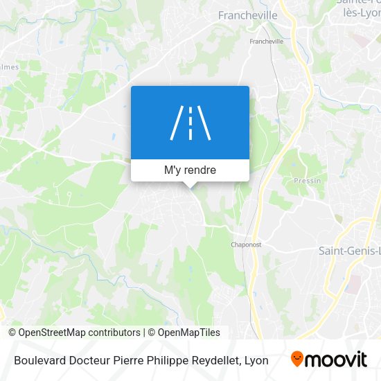 Boulevard Docteur Pierre Philippe Reydellet plan