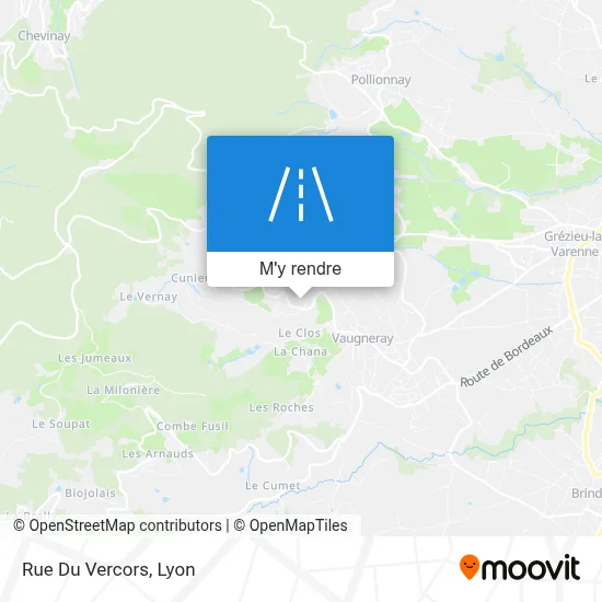 Rue Du Vercors plan