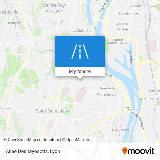 Allée Des Myosotis plan