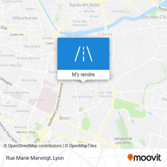 Rue Marie Marvingt plan