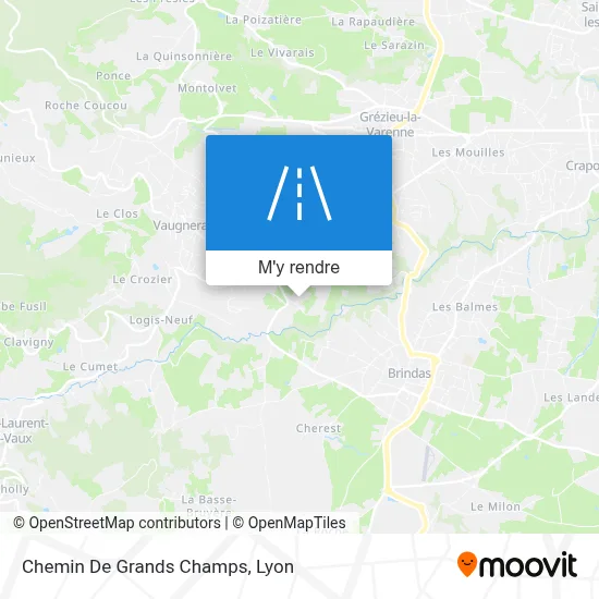 Chemin De Grands Champs plan