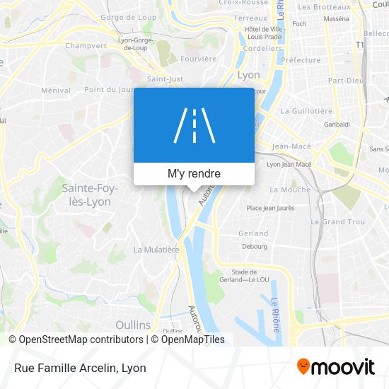 Rue Famille Arcelin plan