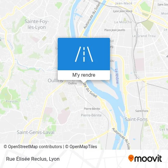 Rue Élisée Reclus plan