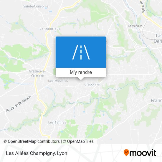 Les Allées Champigny plan